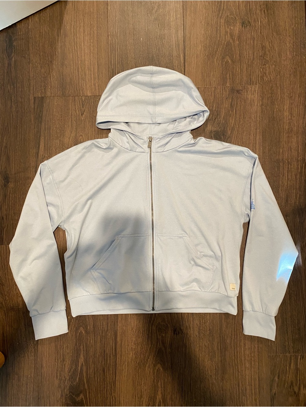 Vuori Light blue Zip Hoodie Jacket